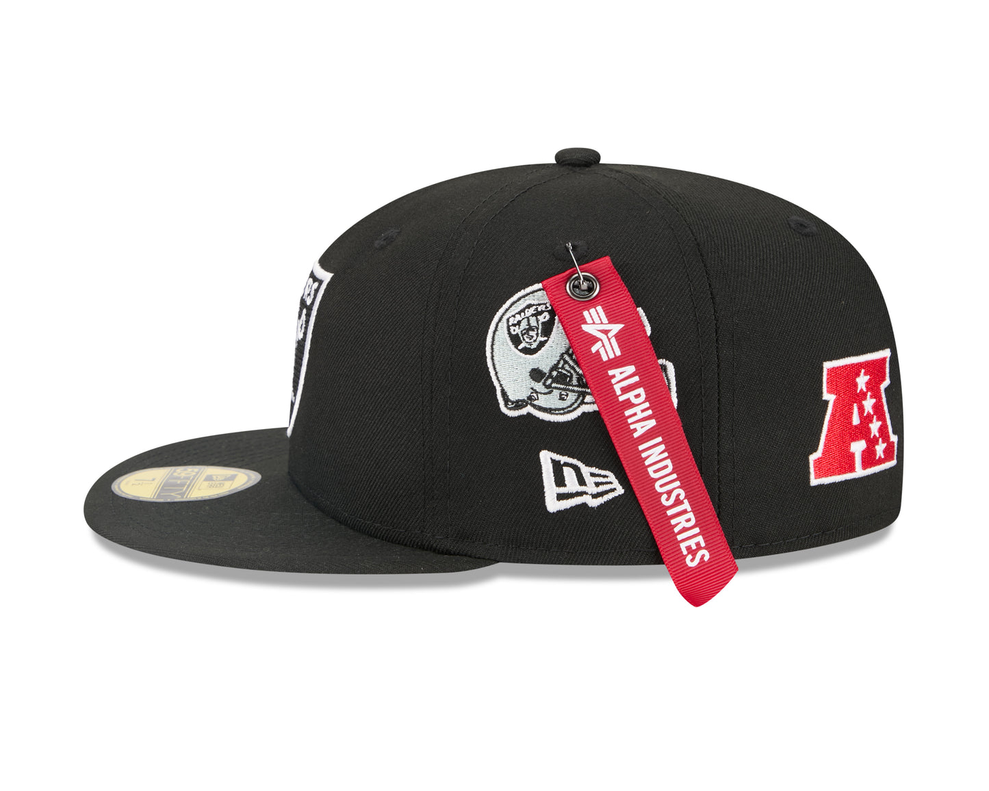 NEW ERA Las Vegas Raiders x Alpha Industries Black 59FIFTY Fitted Cap
