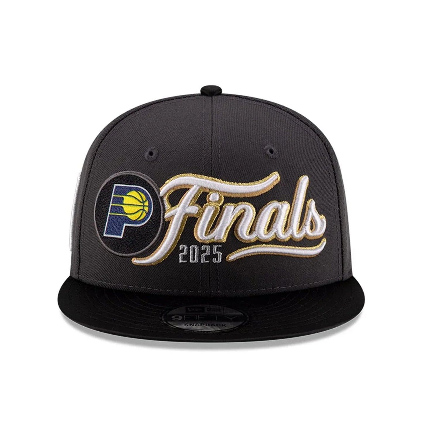 NEW ERA NBA Conference Finals 2025 Indiana Pacers Dark Grey 9FIFTY Snapback Cap
