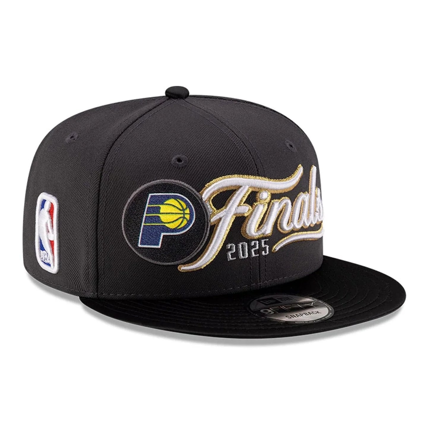NEW ERA NBA Conference Finals 2025 Indiana Pacers Dark Grey 9FIFTY Snapback Cap
