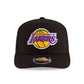 NEW ERA LA Lakers NBA Team Black 9SEVENTY Stretch Snap Adjustable Cap
