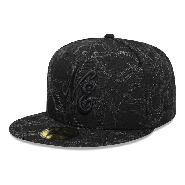 NEW ERA New Era Black AOP 59FIFTY Fitted Cap