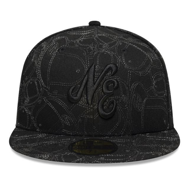 NEW ERA New Era Black AOP 59FIFTY Fitted Cap