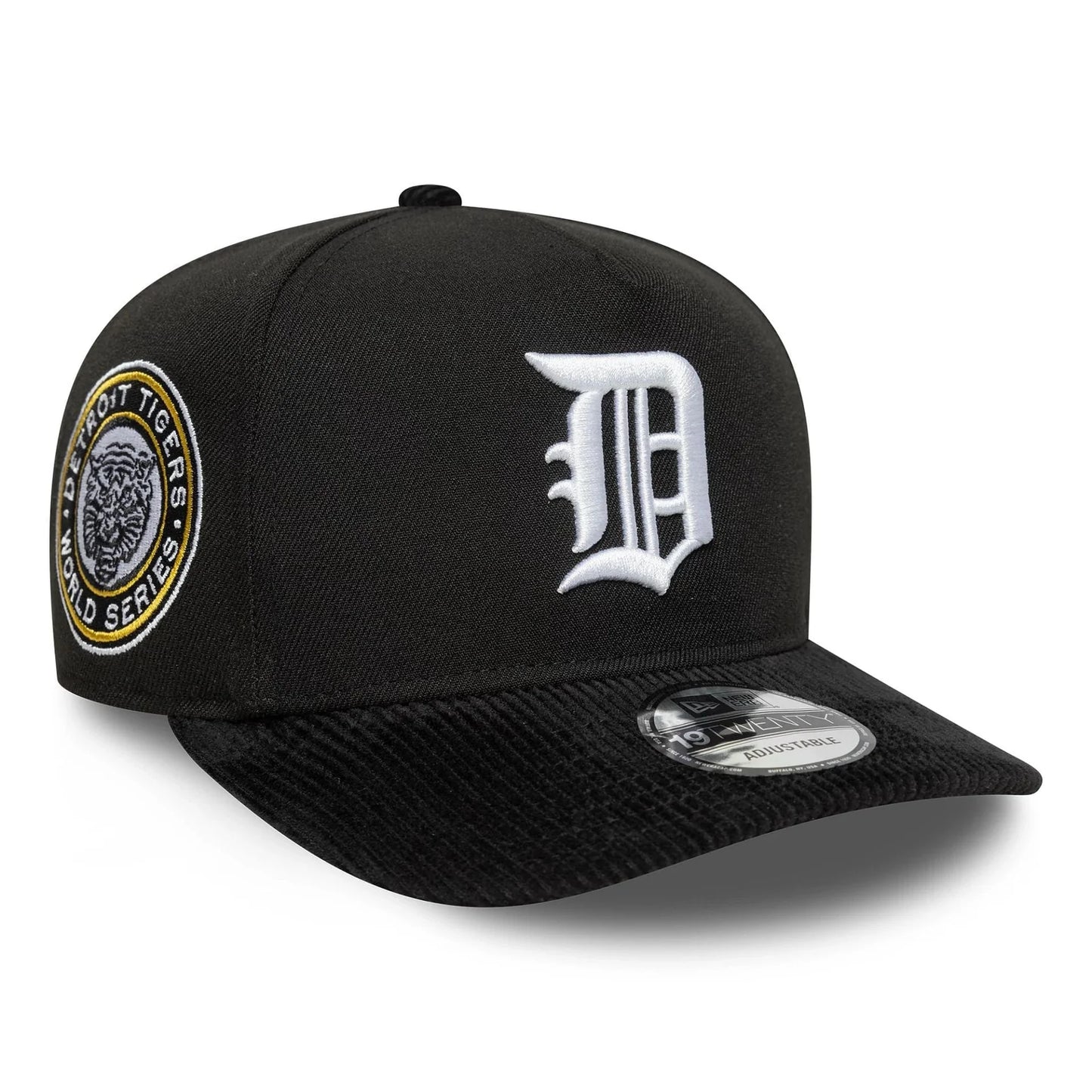 NEW ERA Detroit Tigers MLB Cooperstown Cord Black 19TWENTY Adjustable Cap
