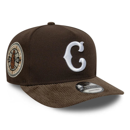 NEW ERA Chicago Cubs MLB Cooperstown Cord Dark Brown 19TWENTY Adjustable Cap