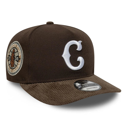 NEW ERA Chicago Cubs MLB Cooperstown Cord Dark Brown 19TWENTY Adjustable Cap