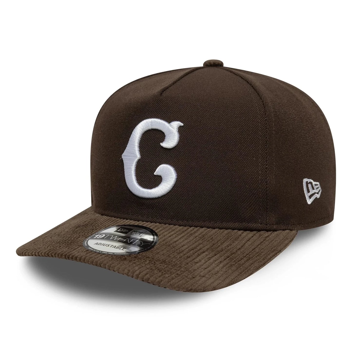 NEW ERA Chicago Cubs MLB Cooperstown Cord Dark Brown 19TWENTY Adjustable Cap
