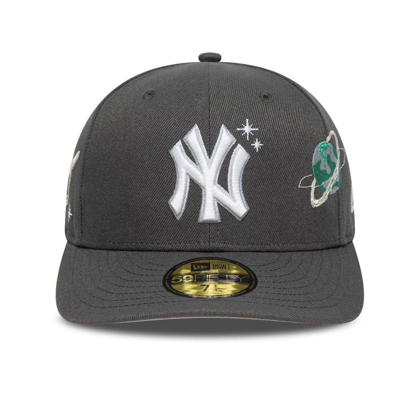 NEW ERA New York Yankees MLB Planet Icon Charcoal 59FIFTY Fitted Cap