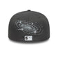 NEW ERA New York Yankees MLB Planet Icon Charcoal 59FIFTY Fitted Cap