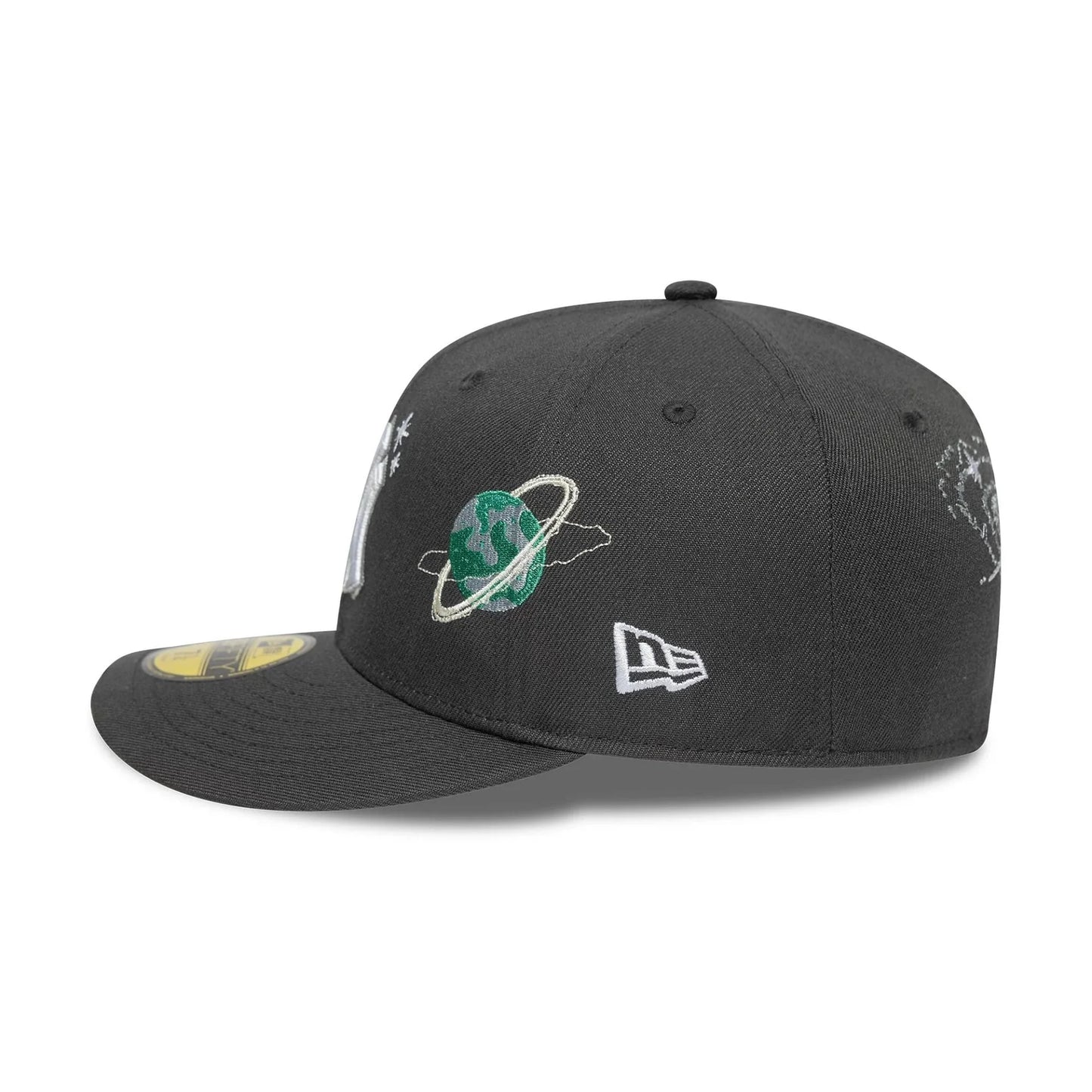 NEW ERA New York Yankees MLB Planet Icon Charcoal 59FIFTY Fitted Cap