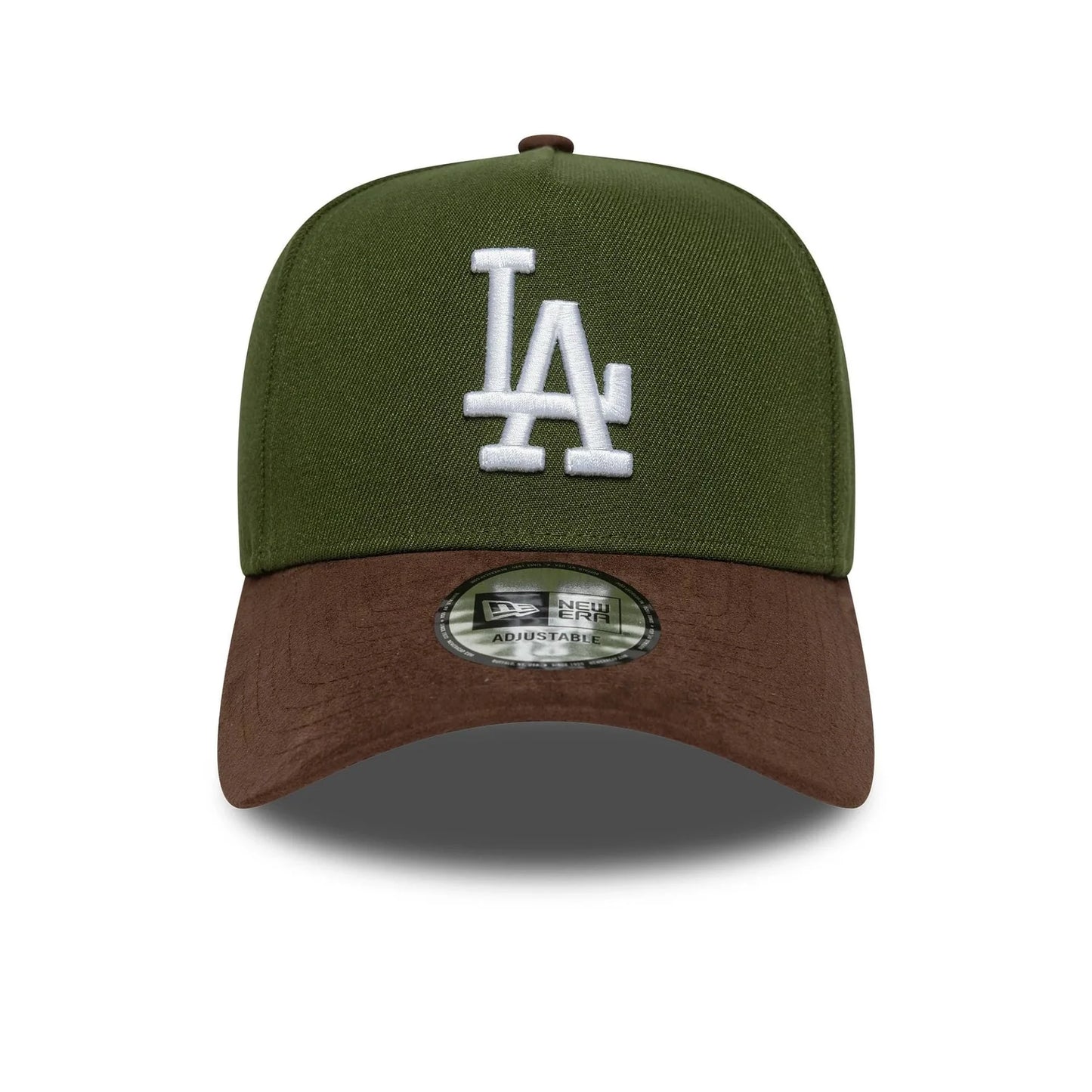 NEW ERA New Era LA Dodgers MLB Suede Visor Dark Green 9FORTY E-Frame Adjustable Cap