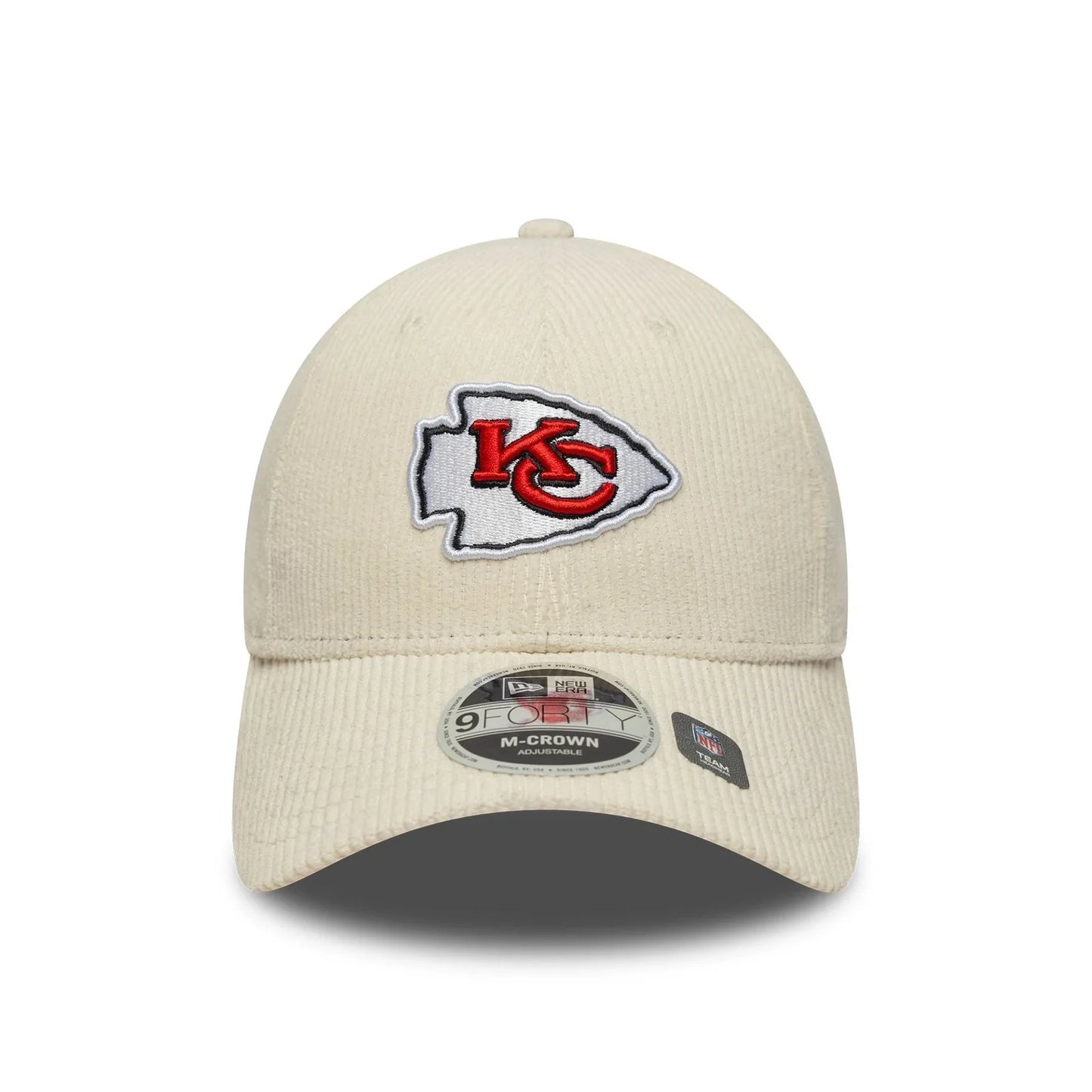 NEW ERA Kansas City Chiefs NFL Cord Cream 9FORTY M-Crown Adjustable Cap
