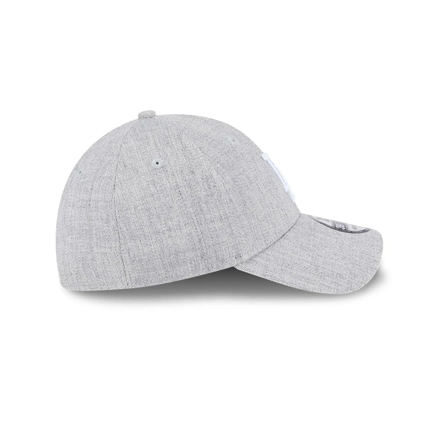 NEW ERA LA Dodgers MLB Heather Grey 39THIRTY Stretch Fit Cap