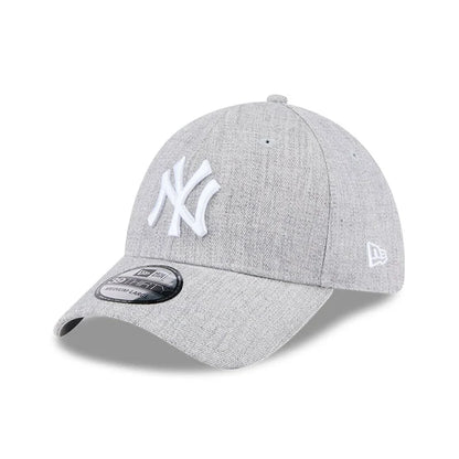 NEW ERA New York Yankees MLB Heather Grey 39THIRTY Stretch Fit Cap