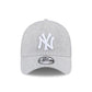 NEW ERA New York Yankees MLB Heather Grey 39THIRTY Stretch Fit Cap