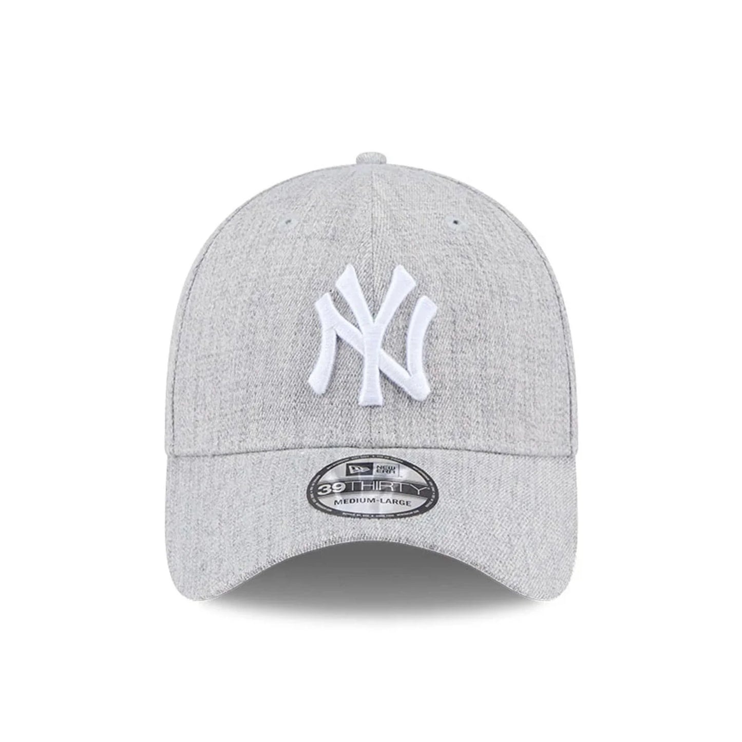 NEW ERA New York Yankees MLB Heather Grey 39THIRTY Stretch Fit Cap