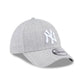 NEW ERA New York Yankees MLB Heather Grey 39THIRTY Stretch Fit Cap