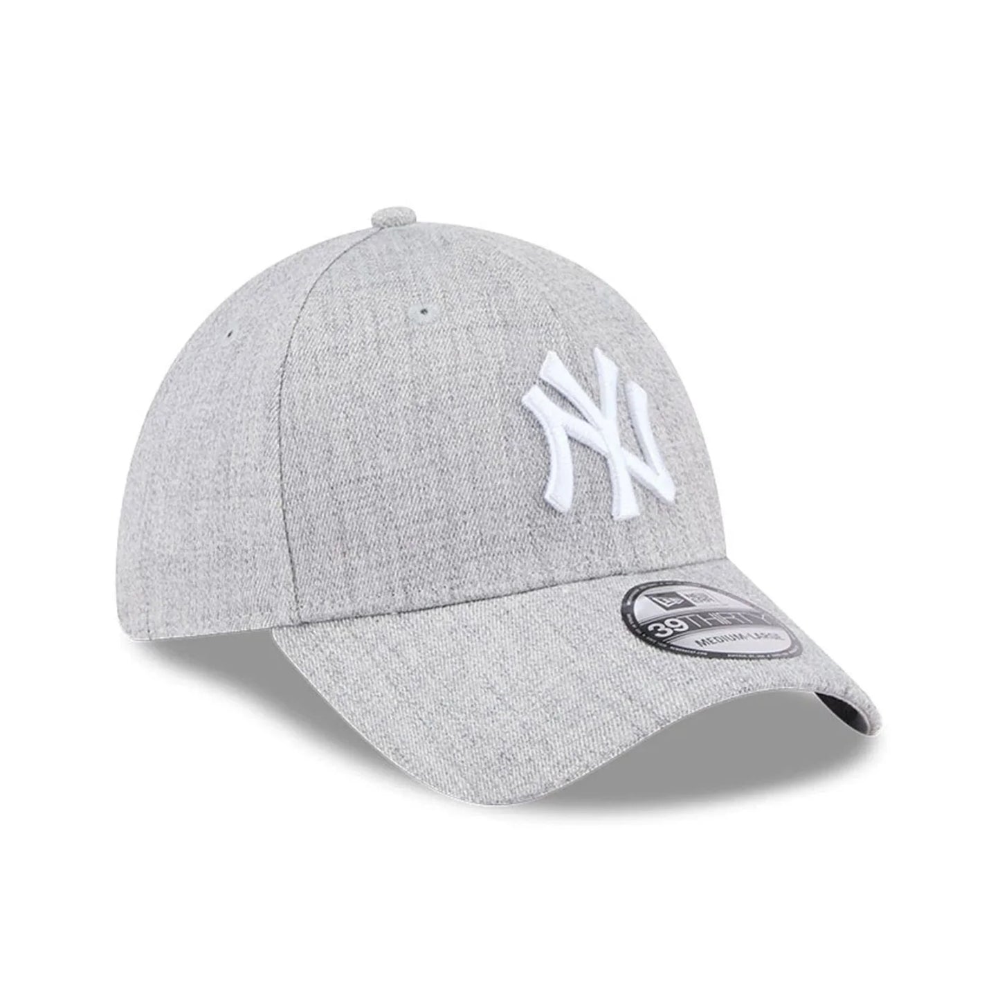 NEW ERA New York Yankees MLB Heather Grey 39THIRTY Stretch Fit Cap