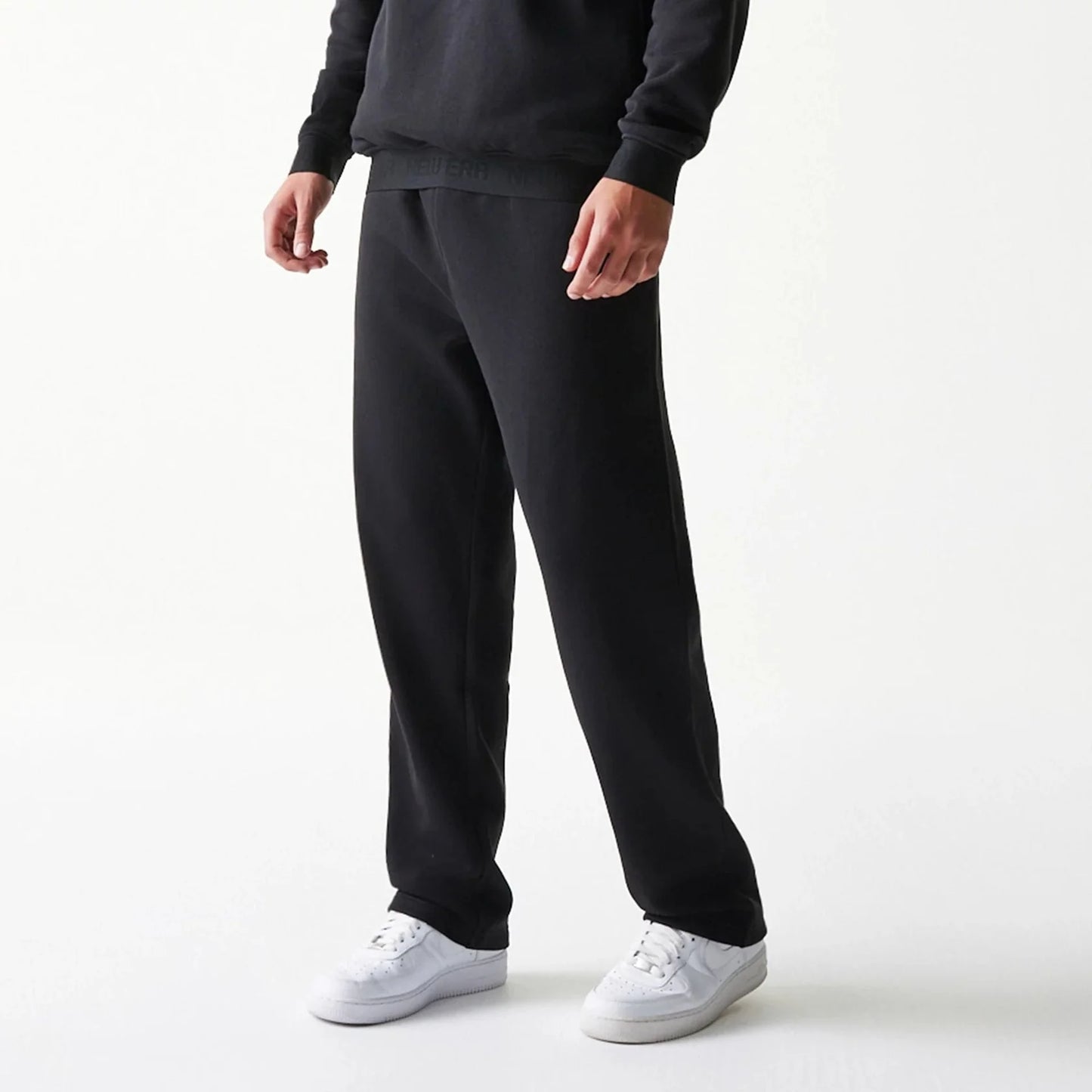 New Era Tech Black Straight Leg Joggers