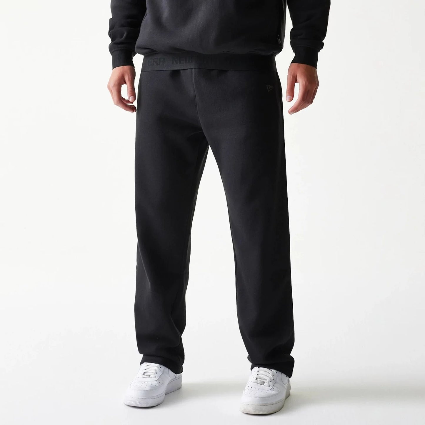 New Era Tech Black Straight Leg Joggers