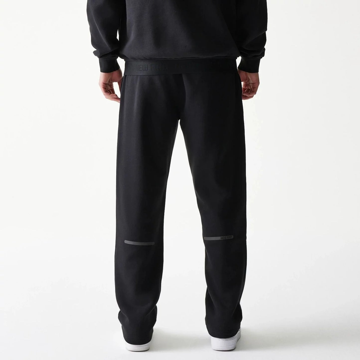 New Era Tech Black Straight Leg Joggers