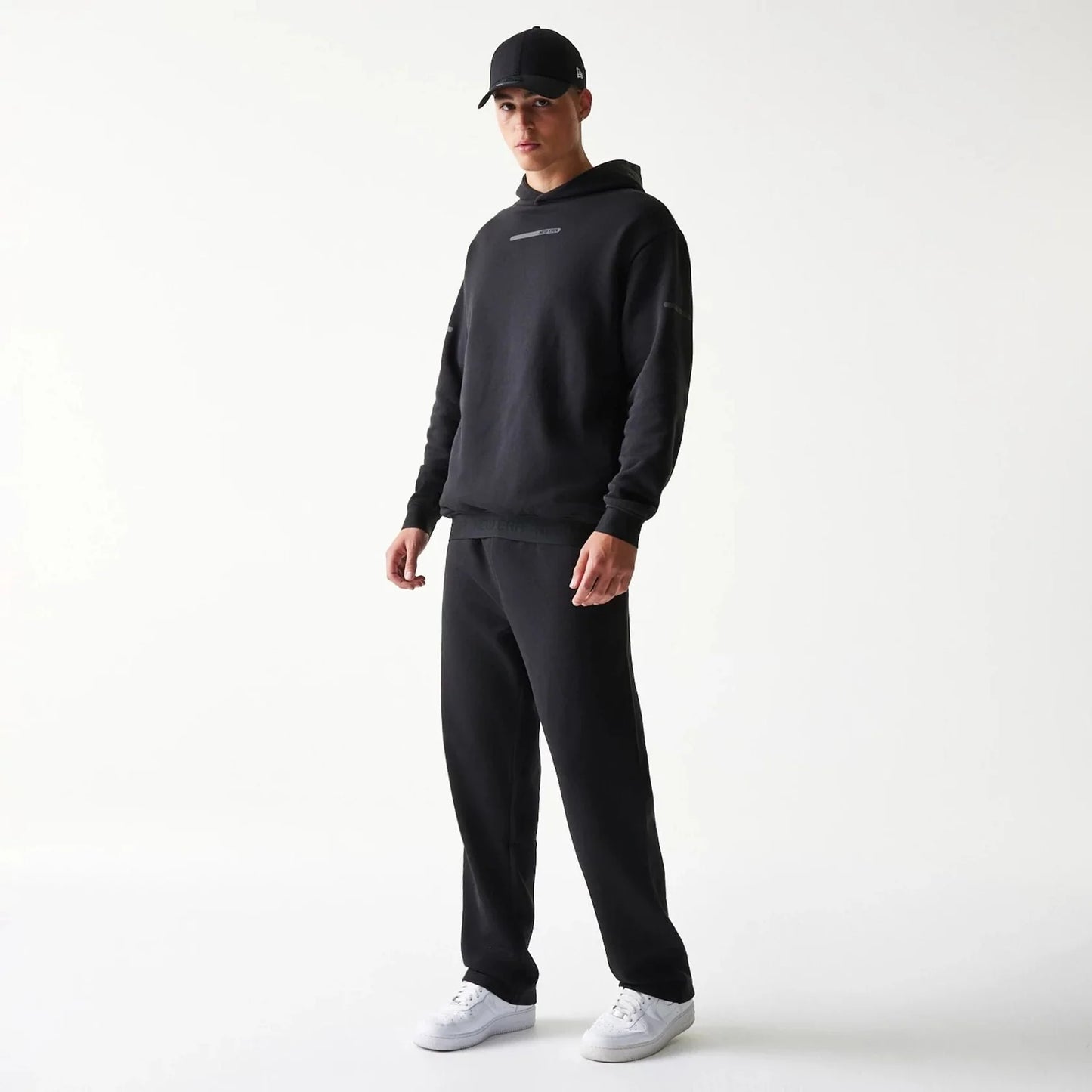 New Era Tech Black Straight Leg Joggers