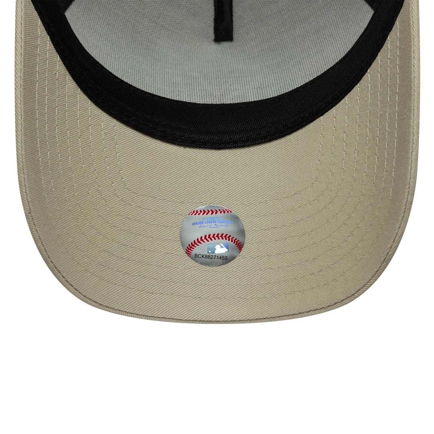 New Era New York Yankees MLB Light Beige 9FORTY A-Frame Trucker Cap