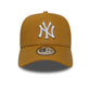 New Era New York Yankees MLB League Essential Beige 9FORTY E-Frame Cap