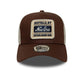New Era Patch Brown 9FORTY A-Frame Trucker Cap