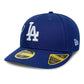 NEW ERA LA Dodgers MLB Est Script Dark Blue Low Profile 59FIFTY Fitted Cap