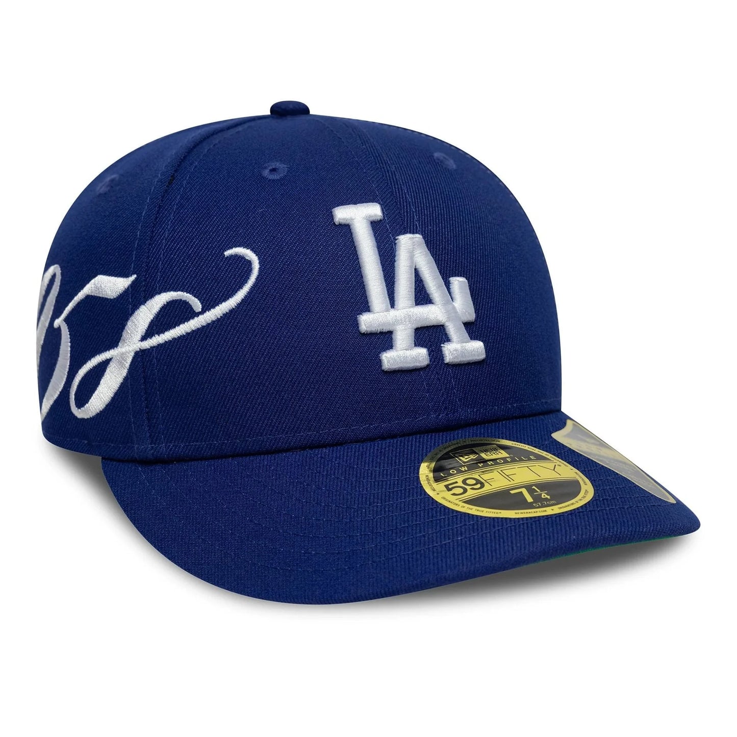 NEW ERA LA Dodgers MLB Est Script Dark Blue Low Profile 59FIFTY Fitted Cap