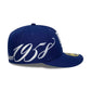 NEW ERA LA Dodgers MLB Est Script Dark Blue Low Profile 59FIFTY Fitted Cap