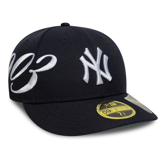 NEW ERA New York Yankees MLB Est Script Navy Low Profile 59FIFTY Fitted Cap