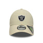 New Era Las Vegas Raiders NFL Recycled Midi Cream 9FORTY Cap