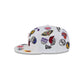 New Era NBA All Over White 59FIFTY Fitted Cap