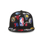 New Era NBA All Over Black 59FIFTY Fitted Cap