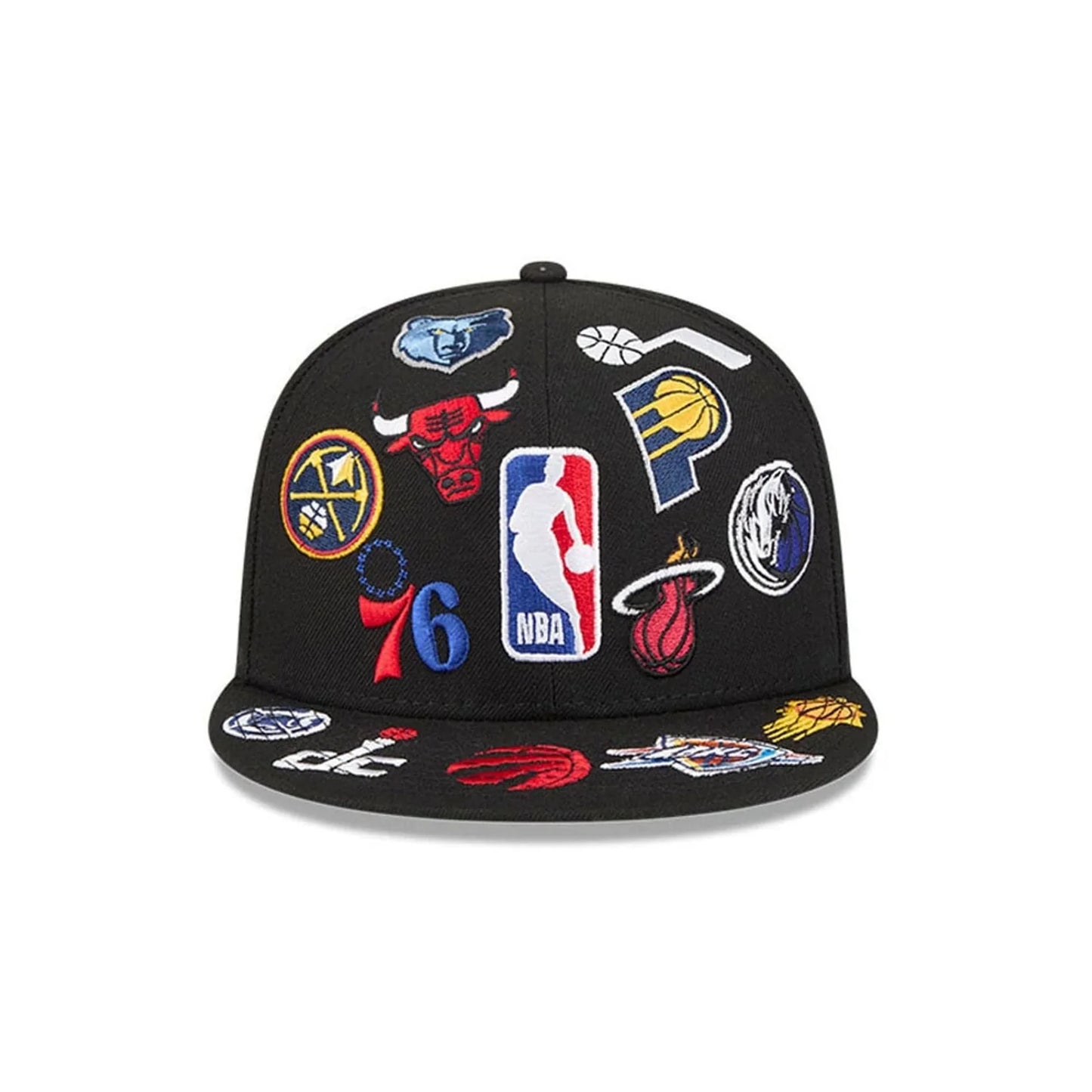 New Era NBA All Over Black 59FIFTY Fitted Cap