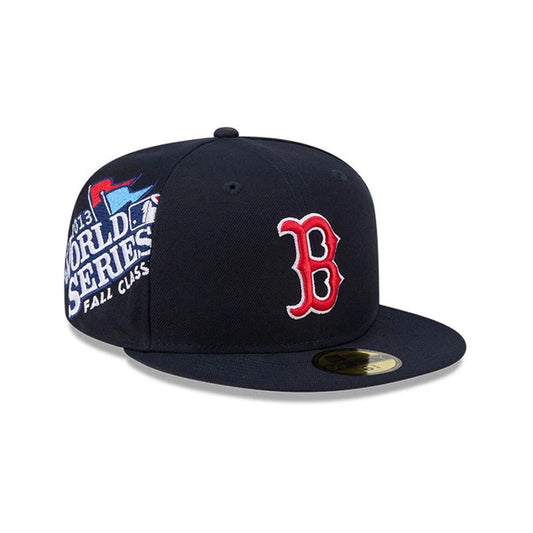 New Era Boston Red Sox MLB Hidden Hit Navy 59FIFTY Fitted Cap