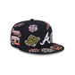 New Era Atlanta Braves MLB All Over Team 59FIFTY Fitted Cap