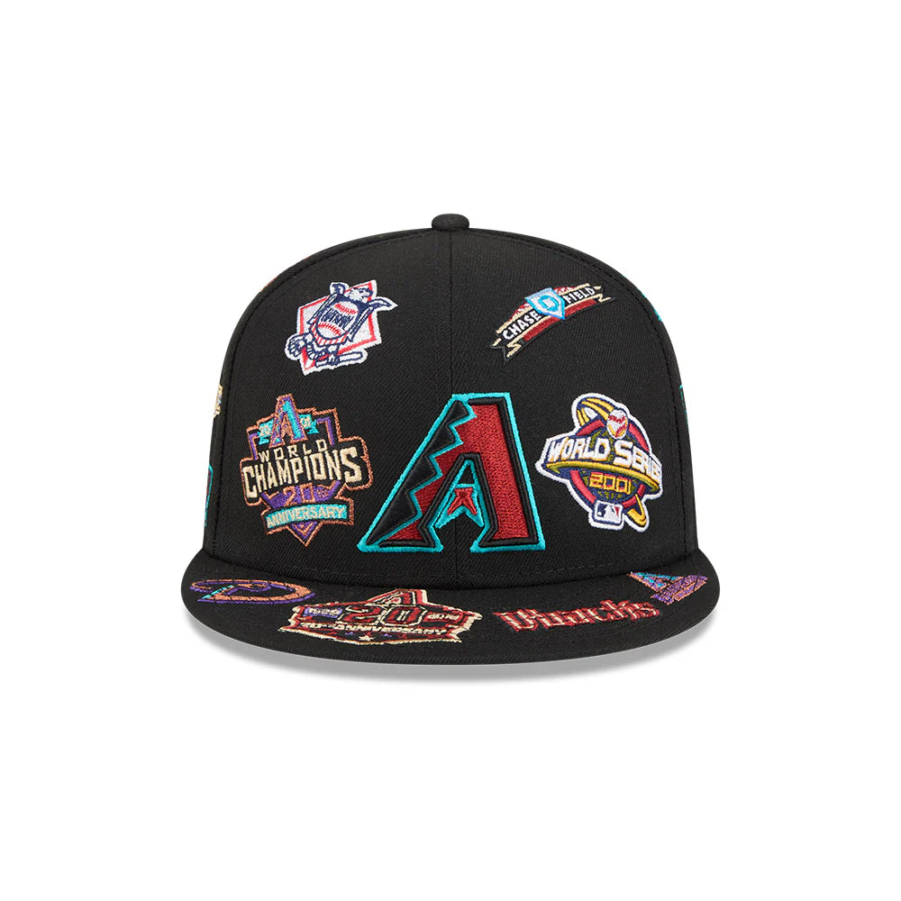 New Era Arizona Diamondbacks MLB All Over Team 59FIFTY Fitted Cap