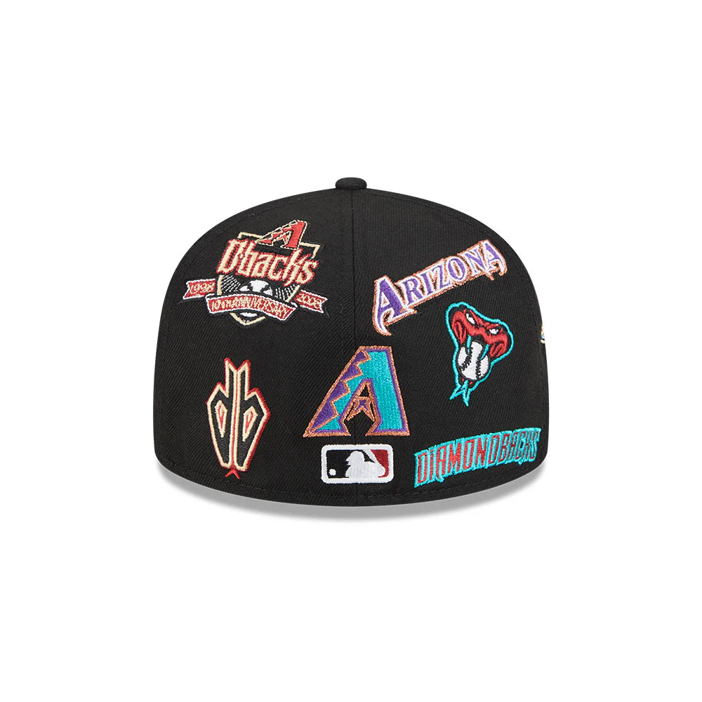 New Era Arizona Diamondbacks MLB All Over Team 59FIFTY Fitted Cap