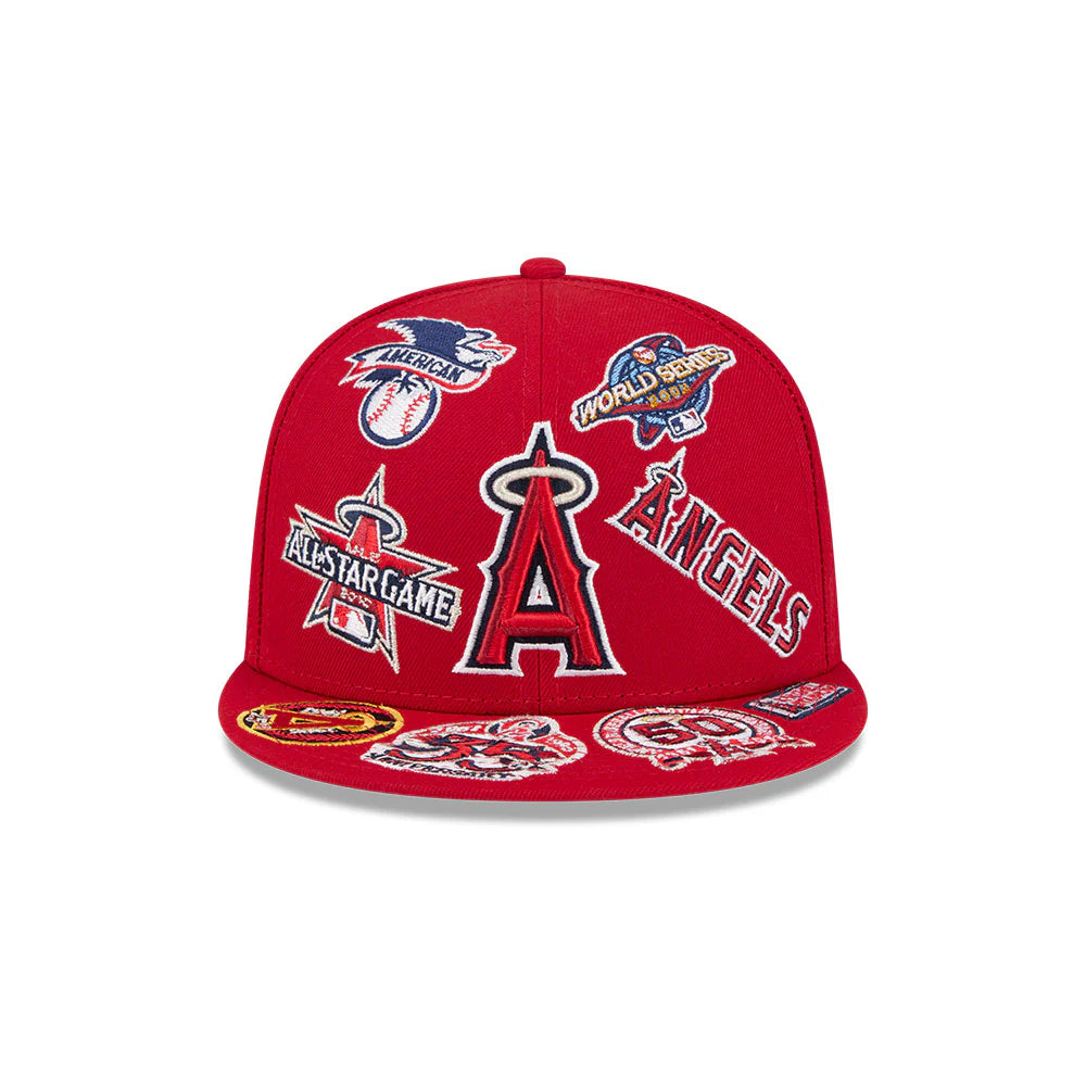 New Era Los Angeles Angels MLB All Over Team 59FIFTY Cap