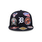 New Era Detroit Tigers MLB All Over Team 59FIFTY Fitted Cap