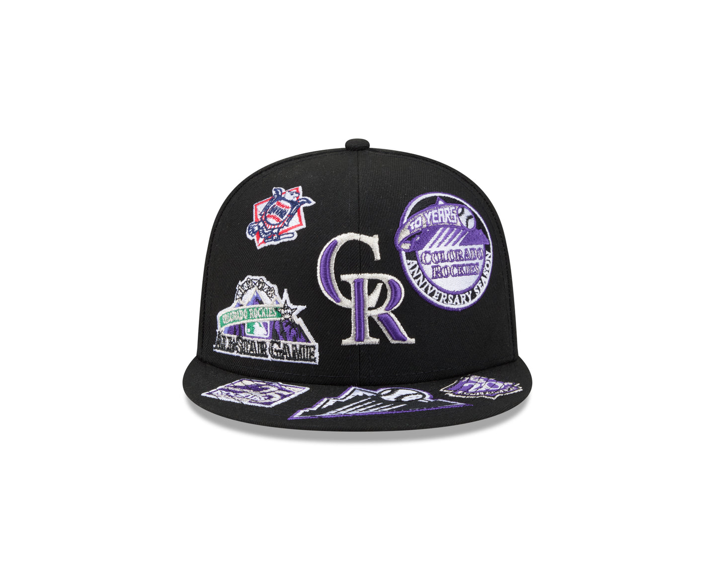 New Era Colorado Rockies MLB All Over Team 59FIFTY Fitted Cap