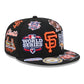 New Era San Francisco Giants MLB All Over Team 59FIFTY Fitted Cap