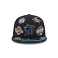 New Era Miami Marlins Dodgers MLB All Over Team 59FIFTY Fitted Cap