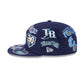 New Era Tampa Bay Rays MLB All Over Team 59FIFTY Fitted Cap
