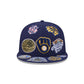 New Era Milwaukee Brewers MLB All Over Team 59FIFTY Fitted Cap