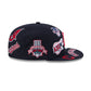 New Era Cleveland Guardians MLB All Over Team 59FIFTY Fitted Cap