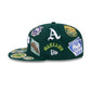 New Era Oakland Athletics MLB All Over Team 59FIFTY Fitted Cap