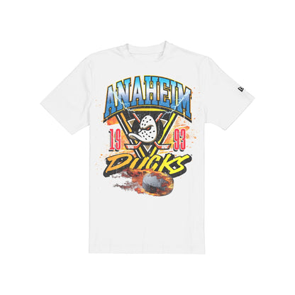NEW ERA Anaheim Ducks Lifestyle Graphics Fireball White T-Shirt